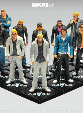 热血高校玩偶极恶王手办WORST武装战线热高1 18人偶10cm日本礼物