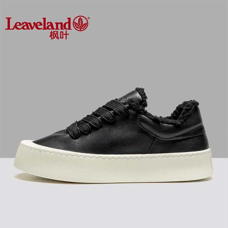 加绒保暖板鞋厚底复古休闲鞋