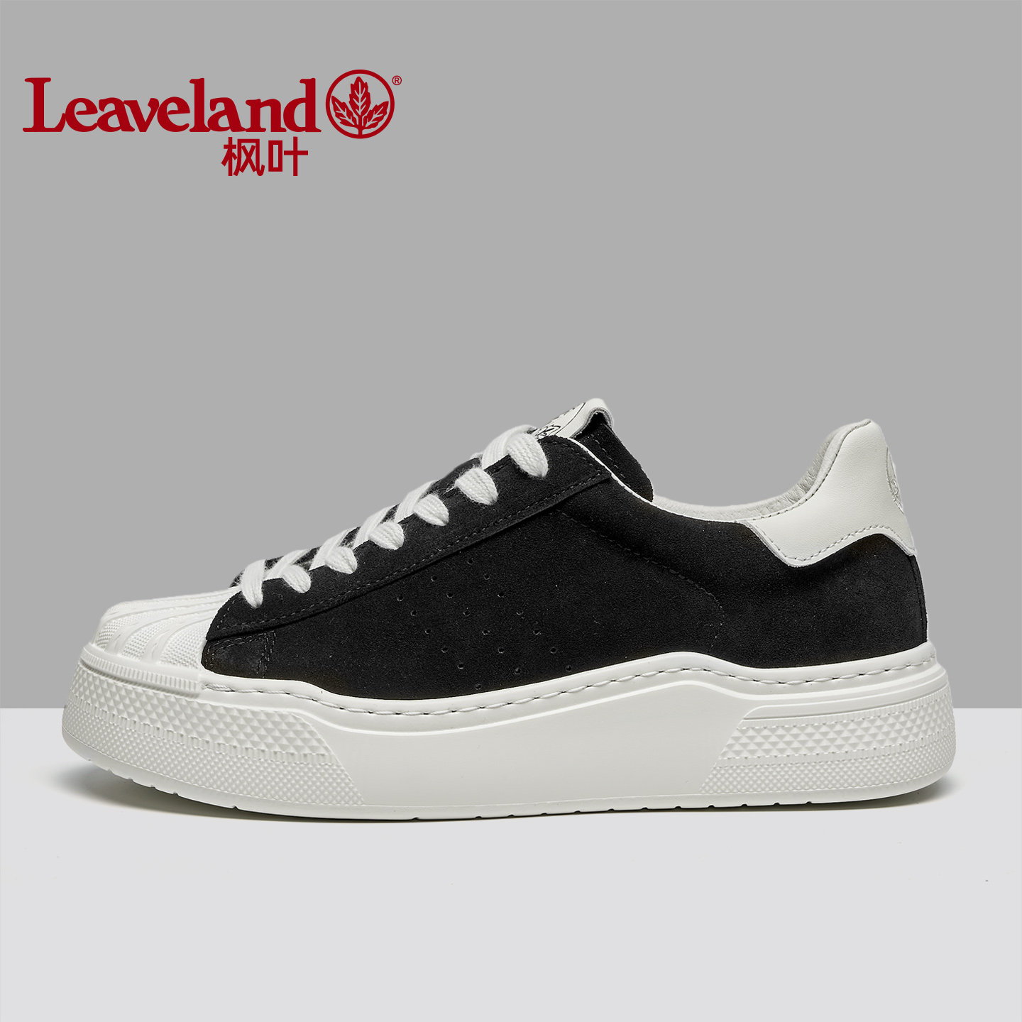 枫叶男鞋厚底增高鞋子男款2026春季新款真皮板鞋贝壳头男士休闲鞋,流行男鞋,休闲板鞋,淘宝优惠券,粉丝福利购,淘宝优惠卷