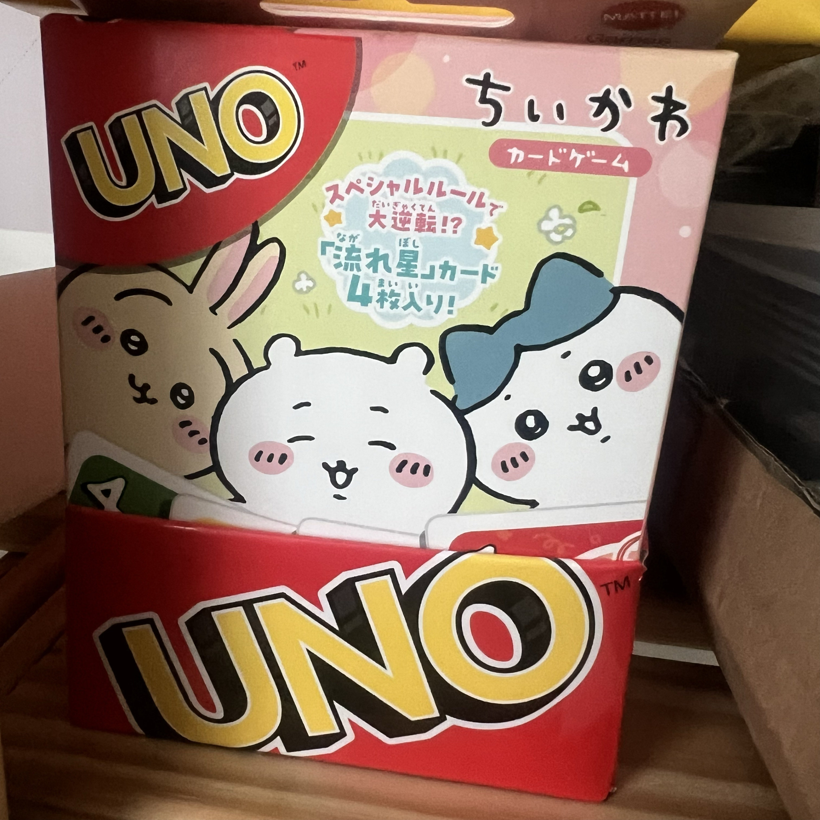 日本正版Ensky品牌chiikawa吉伊卡哇UNO优诺牌游戏卡牌乌萨奇小八
