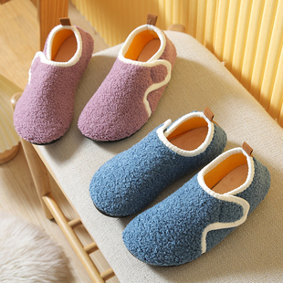 秋冬地板鞋亲子家居袜套毛绒加厚成人运动室内鞋袜防滑软底早教袜