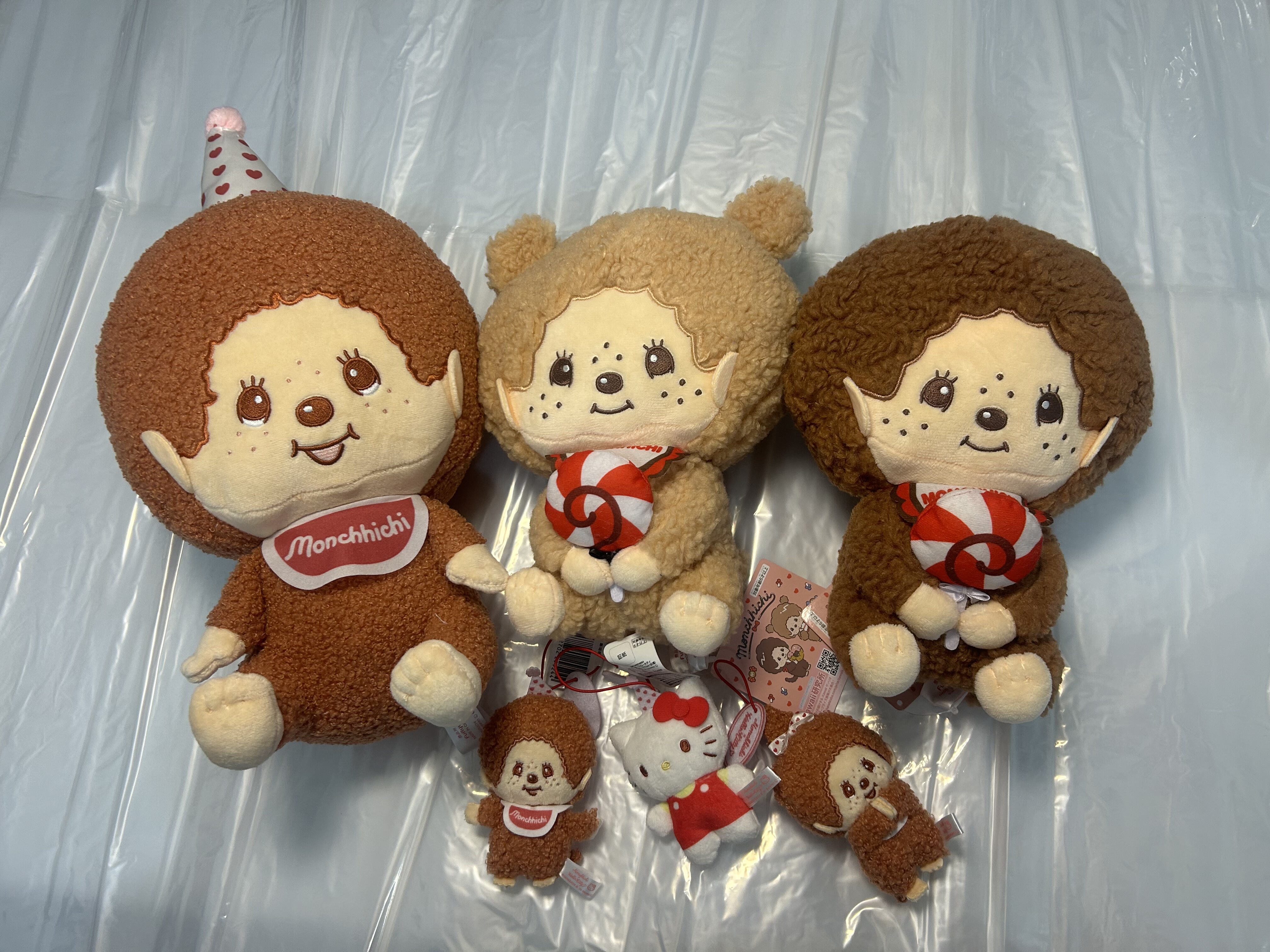 新款超萌可爱的蒙奇奇凯迪猫毛绒玩具可抱公仔挂件送生日礼物爆款