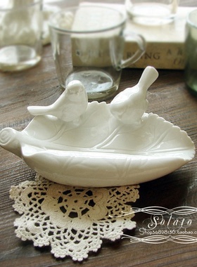 林间外贸田园美式首饰收纳摆件