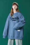 中性露秋冬新品毛巾绣宽松圆领休闲50%棉卫衣WY012-P65，男装卫衣，电商A132（原电商B245）