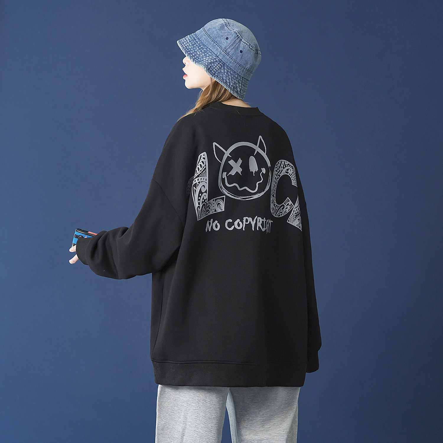 中性露新款2022秋冬新款/印花休闲卫衣外套WY009-P38,男装卫衣,电商A132（原电商B245）