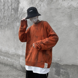 19时尚新款男潮流特色嘻哈扎染工艺印花毛衣W329，男装针织衫/毛衣，电商A132（原电商B245）
