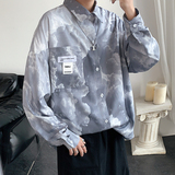 2021春夏新款港风宽松男女休闲衬衫CS08-P45控价68，男装衬衫，电商A132（原电商B245）