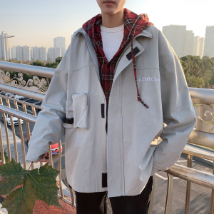 秋款夹克新款2021男工装z宽松外套JK221款P80图片