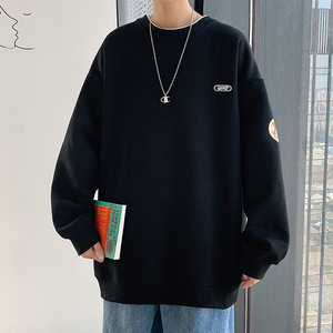 2021新款宽松连帽港风假两~件卫衣A821-P50-控68图片