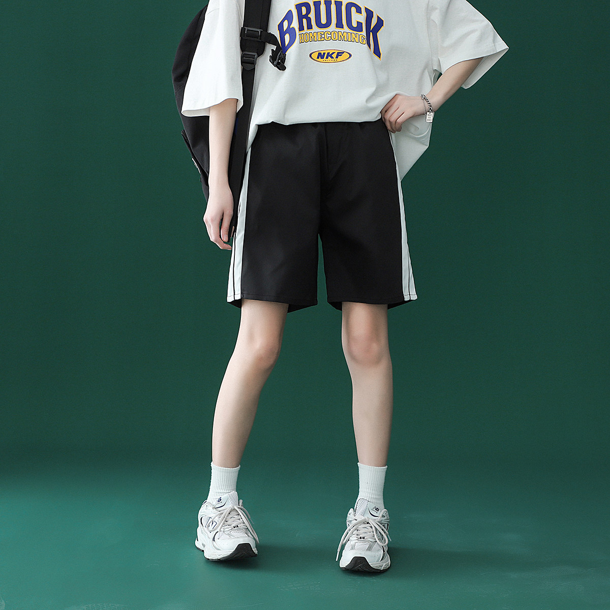 2021夏中性风新款百搭宽松男女五分裤短裤K353-P20控价38,男装休闲裤,电商A132（原电商B245）