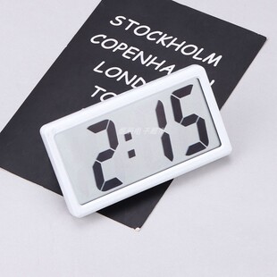 简约桌面高清数显时钟数字钟ins风电子时钟学生宿舍卧室台钟