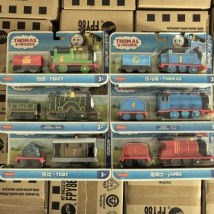 托马斯和朋友之轨道大师系列电动基础小火车头儿童玩具詹姆士托比