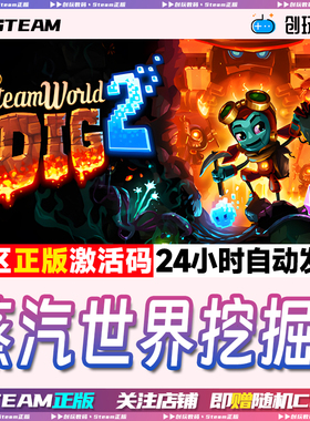 Steam正版 蒸汽世界挖掘2 SteamWorld Dig 2 国区激活码 现货秒发