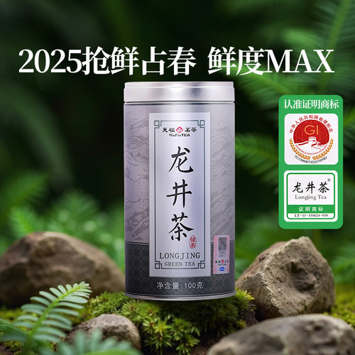 天福早春龙井茶浙江100克