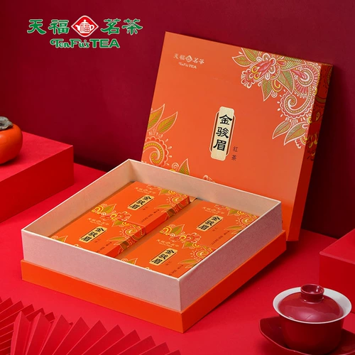 天福茗茶 Красный чай Цзинь Цзюнь Мэй, красный (черный) чай, подарочная коробка в подарочной коробке