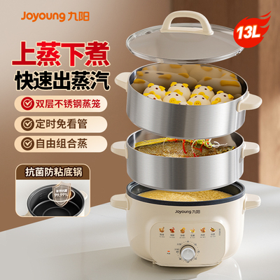 九阳双层不锈钢电蒸锅