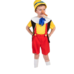 木偶奇遇记cos长鼻子匹诺曹服装舞台装万圣节儿童舞台表演出服装