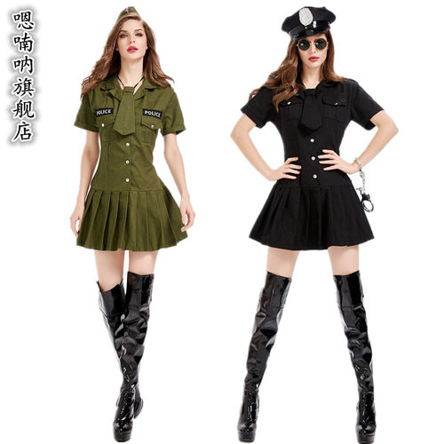 女警演出服迷彩修身表演服