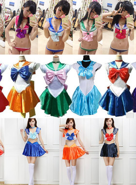 Cosplay美少女战士服装COS动漫服性感比基尼内衣角色扮演制服派对