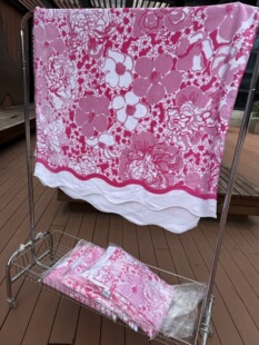 Lilly纯原单沙滩巾超大浴巾毯100×180cm重量约890g