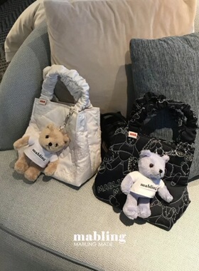 纯原现货韩国限定mabling小熊挂件挂饰
