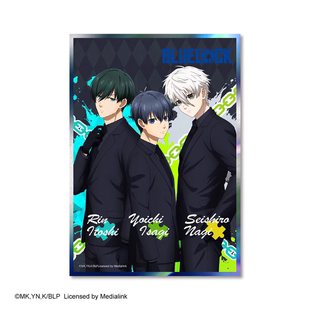 官方正版蓝锁周边动漫闪银镭射大色纸士郎蜂乐回玲王