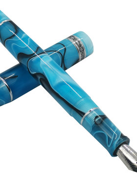 新款黑夹袋鼠凯格露316钢笔世纪豆腐螺旋帽铱金练字明尖中细特细