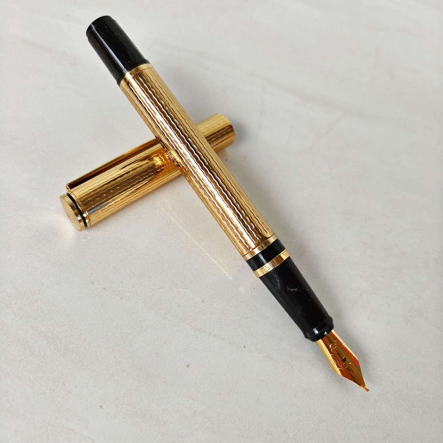 老钢笔英雄59美工笔弯尖书法明尖F尖练字绘画怀旧文具90年代包邮