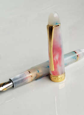 凯格露356钢笔鱼雷造型练字吸墨书写0.38 0.5 0.7毕业礼品七彩色