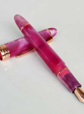 凯格露356钢笔鱼雷造型书法笔尖汉字书写0.38 0.5 0.7紫色高颜值