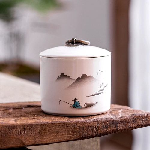 Yuguang Tea Tank Purple Sand маленький керамический танк -магазин чайная чайная коробка чайная чайная пакет чай чайный чайный уплотнение танк