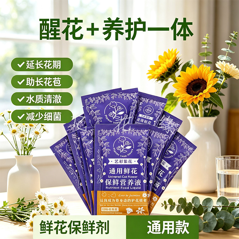 艺彩繁花醒花养护营养液
