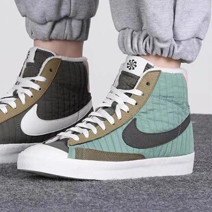 Nike/耐克 Blazer Mid 77开拓者中帮加绒女款休闲板鞋 DO5216-331