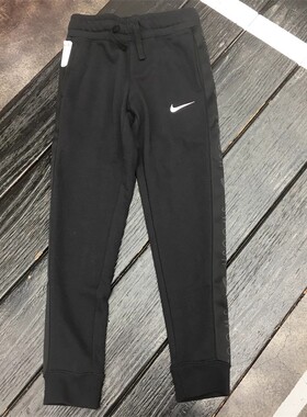 Nike/耐克正品SPORTSWEAR SWOOSH 大童(男孩)针织长裤DA0771-010