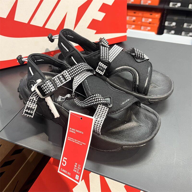 正品Nike/耐克女子户外绑带溯溪沙滩鞋休闲运动凉鞋 DJ6601-001