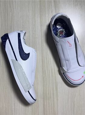 NIKE耐克 BLAZER SLIP 女子经典复古运动休闲板鞋 CW2619-141