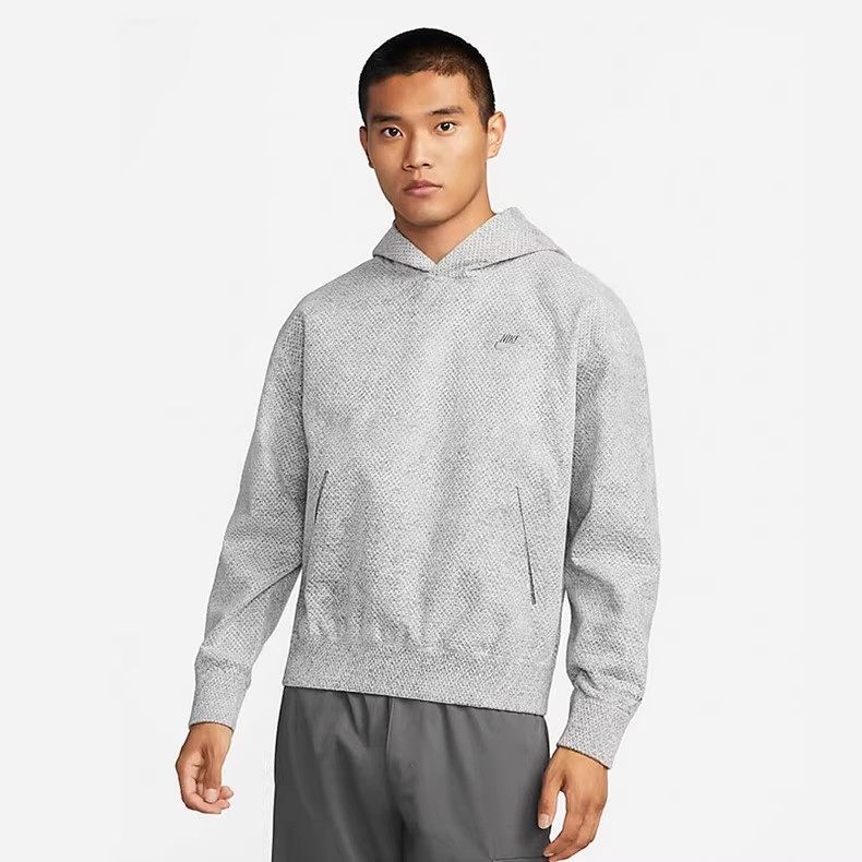 Nike耐克灰色帽衫TECH PACK Therma-FIT保暖套头衫卫衣DX4303