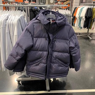BQ4171 015 男子运动休闲舒适防风保暖连帽羽绒服外套 耐克Nike