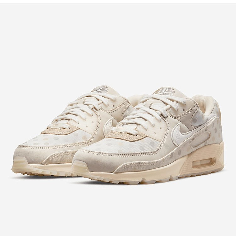 耐克 Nike Air Max90 NRG淡粉波点男女运动休闲跑步鞋 CZ1929-200