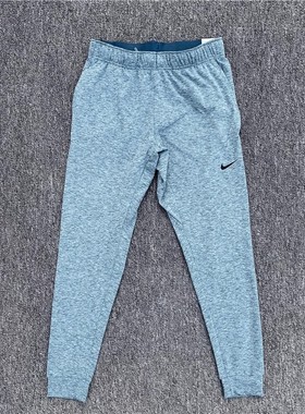 正品Nike耐克男子针织跑步运动裤休闲训练收口小脚长裤AT5697-058