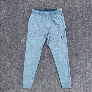 正品Nike耐克男子针织跑步运动裤休闲训练收口小脚长裤AT5697-058