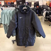 Nike耐克秋冬男子运动休闲保暖连帽中长款 010 棉服外套CW6767