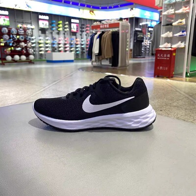 NIKE/耐克 REVOLUTION 6男休闲轻便透气网运动跑步鞋DC3728-003