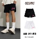 宽松健身运动比赛训练球裤 OZUMG夏季 男女四分裤 篮球短裤 潮牌美式