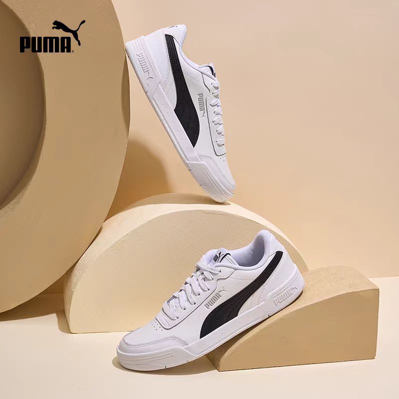 PUMA彪马男女低帮经典复古百搭透气板鞋小白鞋 Caracal 369863