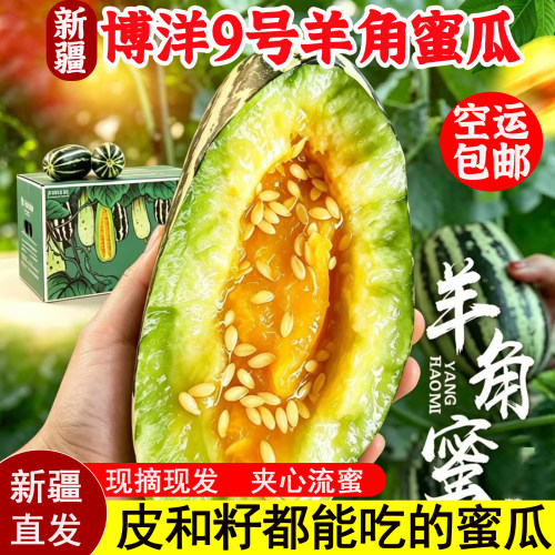 新疆羊角蜜瓜吐鲁番直发
