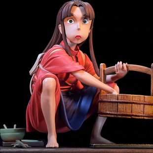 【小黑GK】绘忆Studio 锅炉房场景系列 发呆小玲 手办雕像