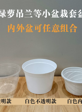 绿萝吊兰花卉塑料套盆吸水盆便宜