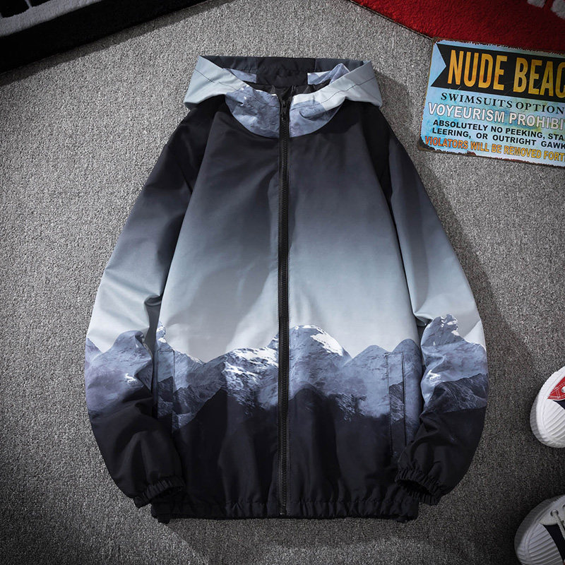 Spring and autumn 2020 new men's Hooded Jacket casual wear outerwear