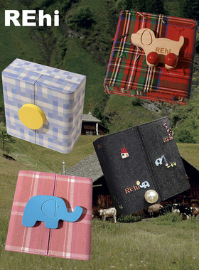 REHi「开门首饰盒」马年磁吸首饰盒收纳盒耳环项链绒大容量创意